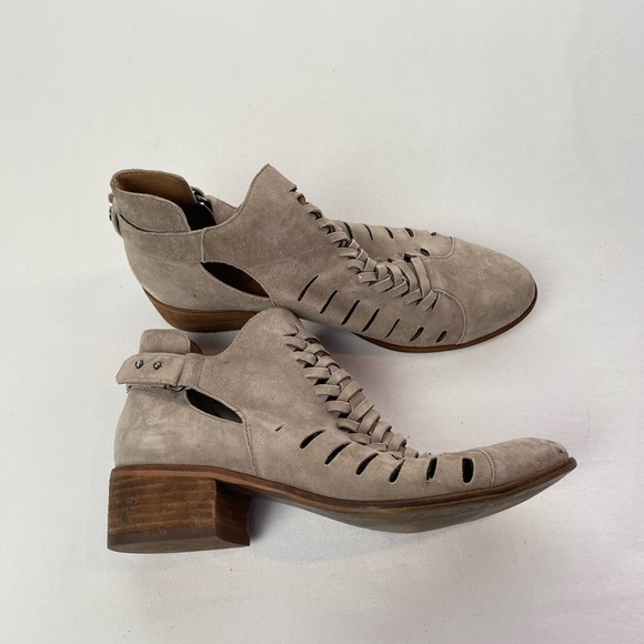 Sam Edelman Pierson Woven‎ Cutout Booties in Putty Size 8.5 - Picture 2 of 9